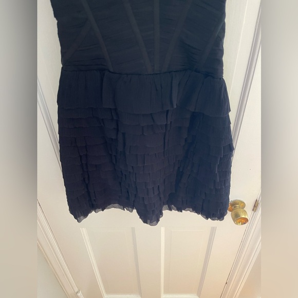 Bebe Silk Strapless Sweetheart Dress Size S - Picture 3 of 5